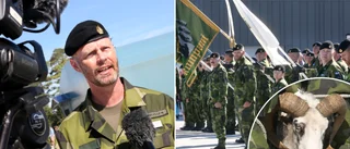 Känslosam avtackning när Gotland bytte regementschef