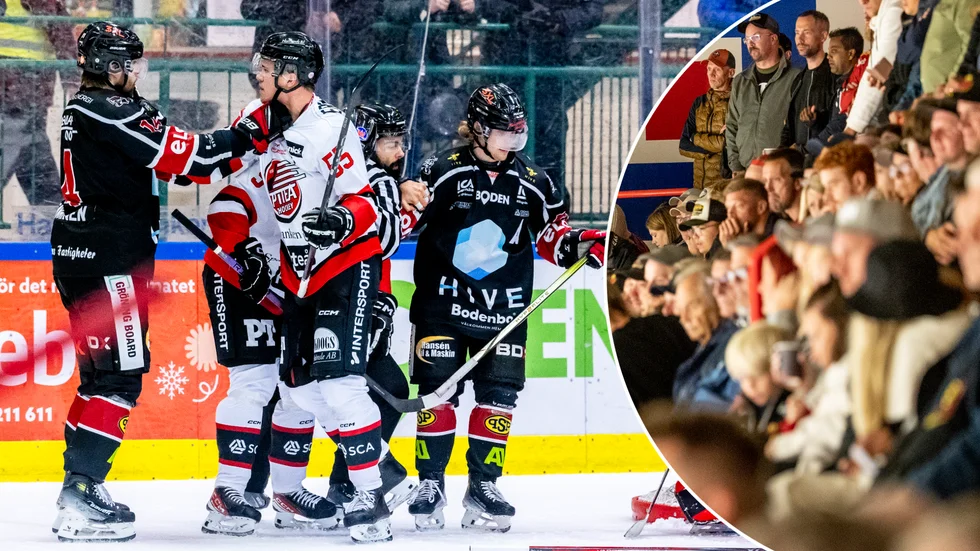 Boden och Piteå är två topplag som tar sig vidare till allettan. Boden har lockat mer publik än ifjol men Piteå har lägre siffror i år.