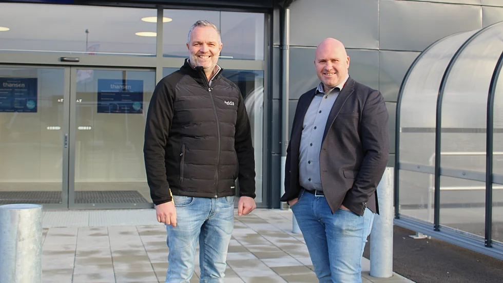 Mikael Nimeryd och Fredrik Bladås satsar på en butik i Västervik.