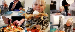 Lykke, 4, är öns yngsta bagare – med egen pizzeria