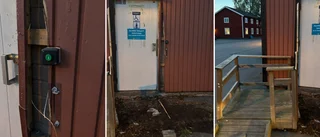 Ramp till handikapptoalett förstörd – så dyr blir notan