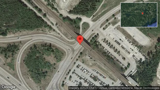 Större trafikolycka på väg 223