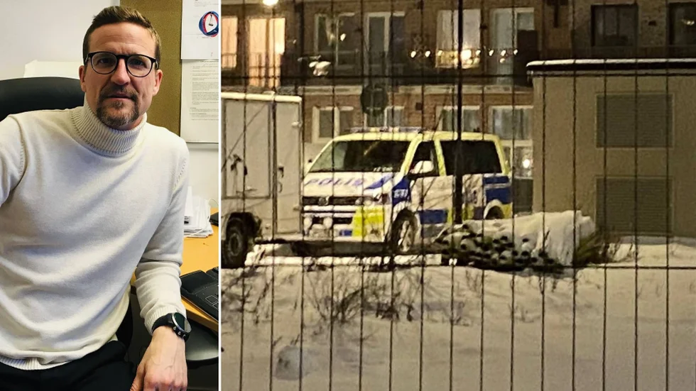 Anders Wigholm, förundersökningsledare hos polisen, lägger locket på om det misstänkta mordet i Eskilstuna under torsdagskvällen.