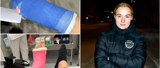 Bodenspelaren i gips – igen: "Skrattade hos ortopeden"