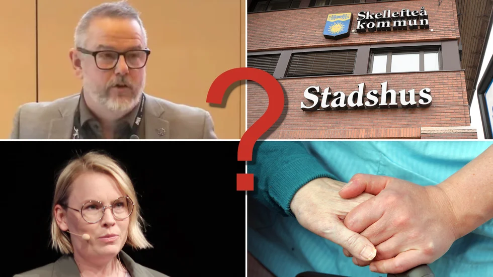 Nils Vesterberg och Evelina Fahlesson är inte överens om hur många som berörs av kommunens anställda.