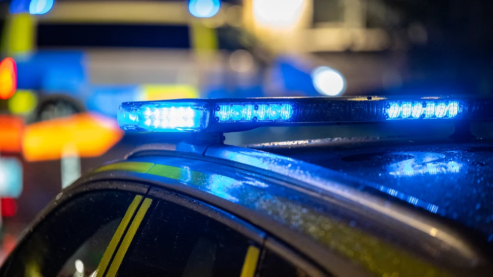 Polis larmades till en företagsfastighet i Svedala efter en misstänkt detonation. Arkivbild.