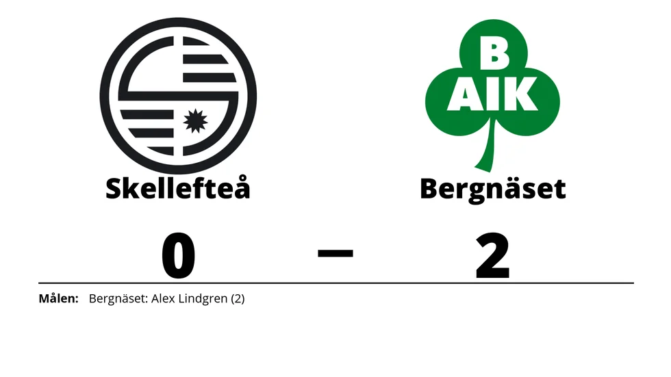 Skellefteå FF förlorade mot Bergnäsets AIK