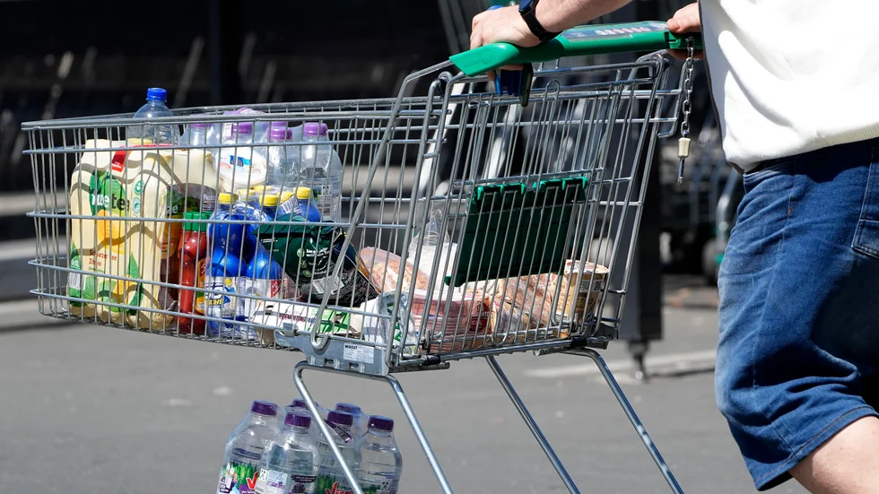 Amerikanska konsumenter är oroade över inflationen. Arkivbild.