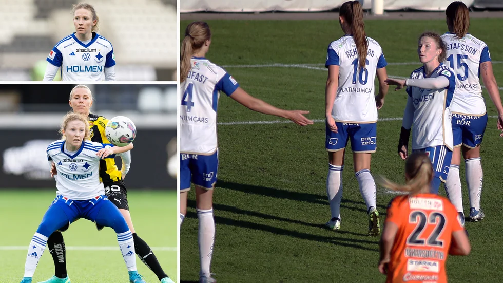 Nicole Robertson har inte fått målskyttet att stämma på allsvensk nivå så som hon fick i Uppsala ifjol.