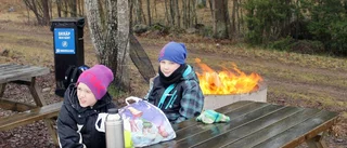Skidåkning på vatten i Omberg