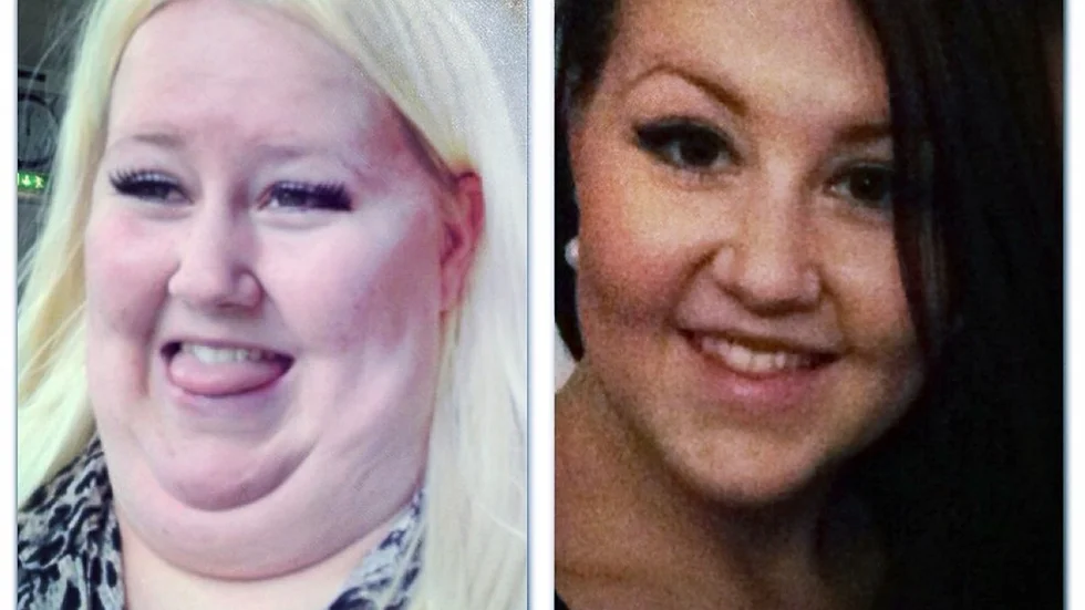 Före och efter.