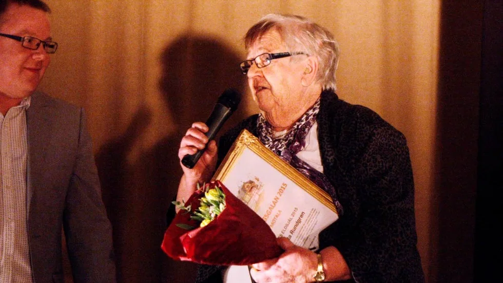 Birgitta Rundgren tog hem priset Årets eldsjäl övriga föreningar som delades ut av MVT.