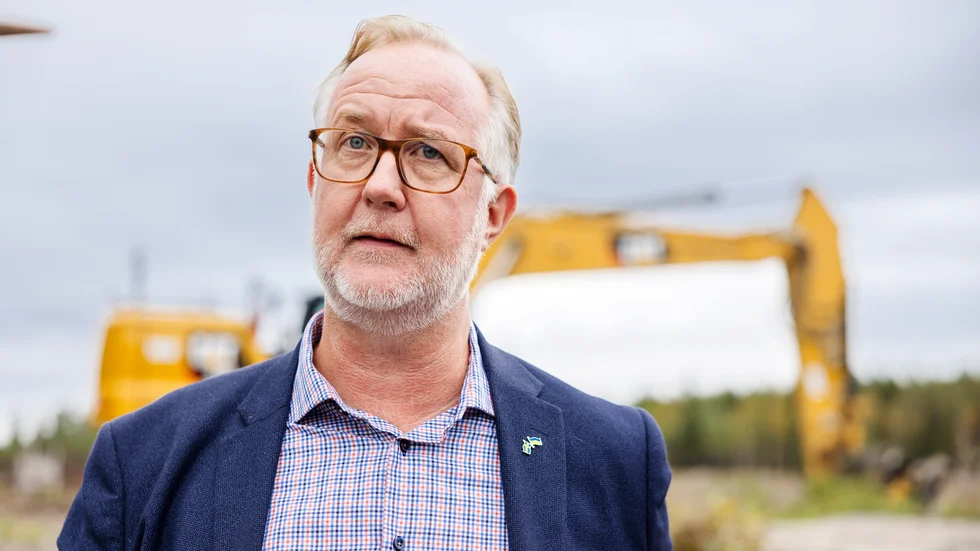 Johan Pehrson (L) var kritisk mot att socialdemokraterna lokalt i Kiruna tagit ställning mot gruvan. "Håller på att skämma ut sig", sade ministern.