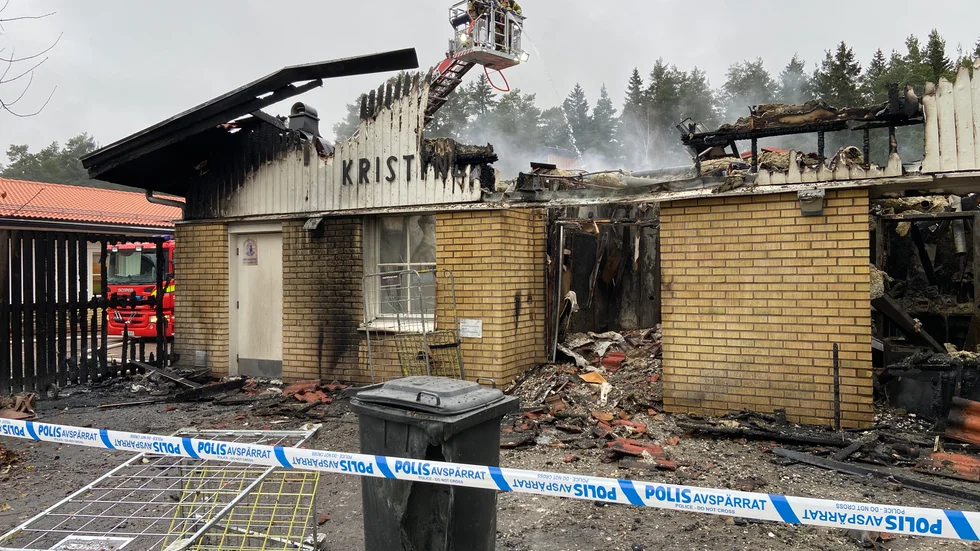 Bland annat blev matsalen blev totalförstörd i samband med branden i november. Två män har dömts av tingsrätten för att ha anlagt branden.