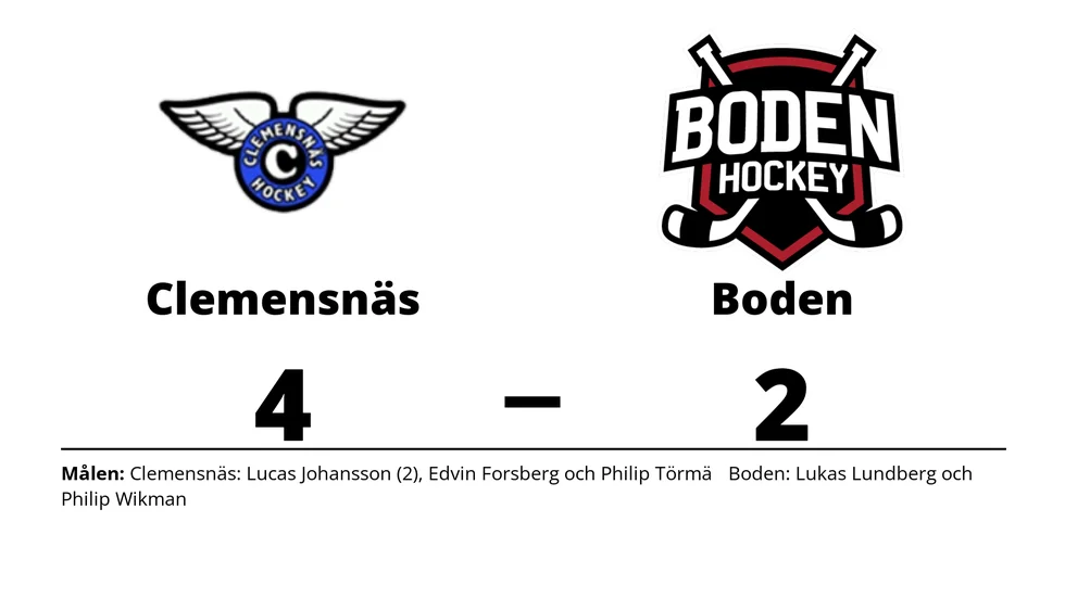 Clemensnäs HC vann mot Bodens HF