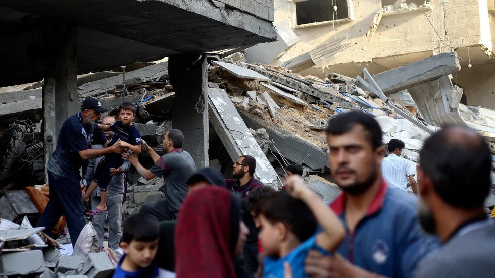 Bild från Gaza stad 5 november. En riktig bild är oftare "skitigare" med fler detaljer och rörelse. De fejkade bilderna upplevs ofta som putsade och fria från oskärpa och smuts.