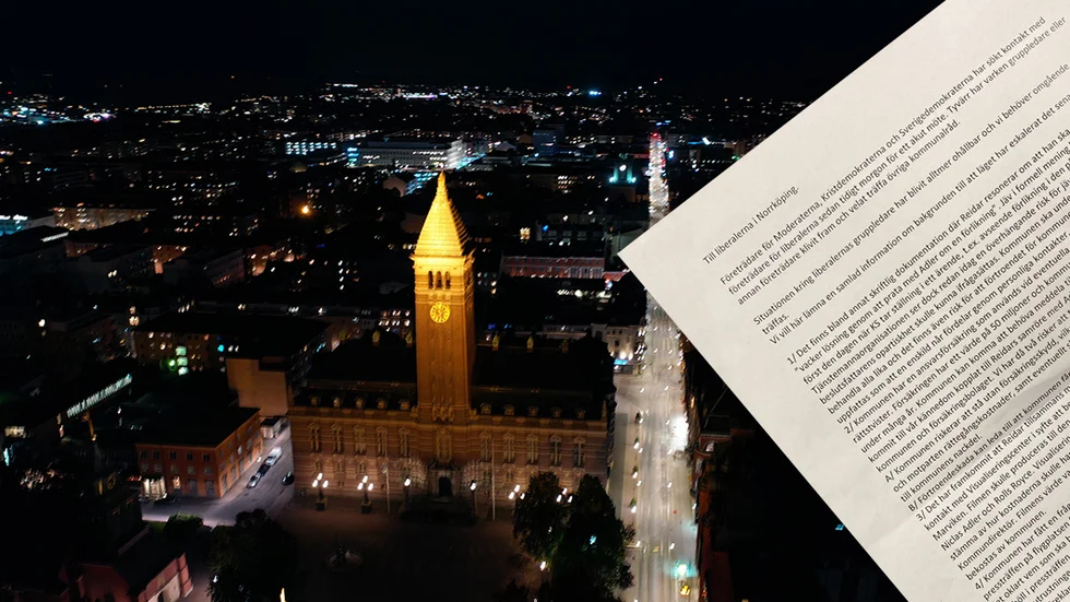 Reidar Svedahl får hård kritik i ett brev som skickats från resterna av den politiska ledningen i M,KD och SD till ledande liberaler i Norrköping och länet. I brevet, som NT kunnat ta del av, framförs hård kritik mot Svedahl och hans relation med Marvikens ägare Niclas Adler.
