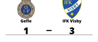 Seger för IFK Visby borta mot Gefle