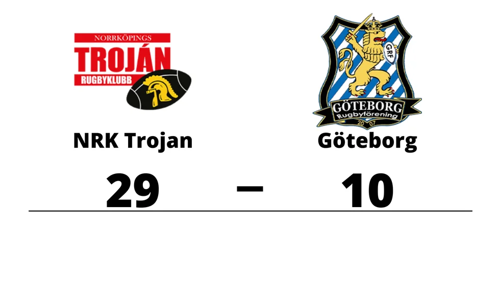 NRK Trojan vann mot Göteborg RF