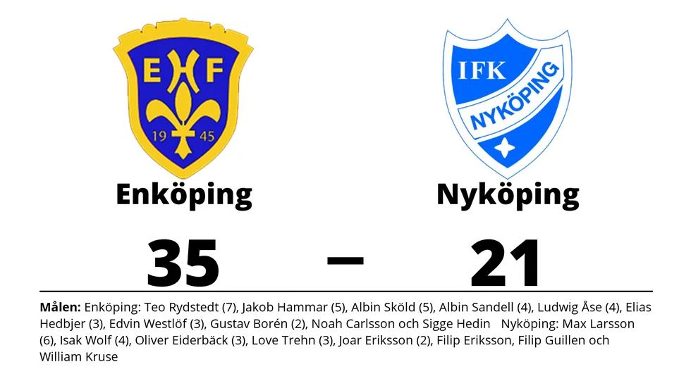 Enköpings HS vann mot IFK Nyköping