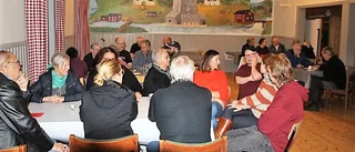 De träffades "å spraag överköLis"