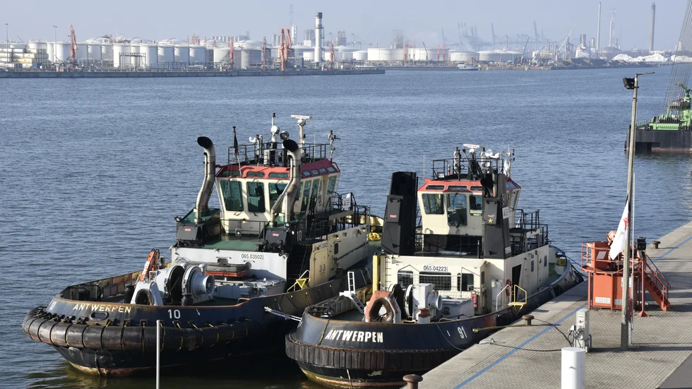 Hamnen i belgiska Antwerpen är Europas näst största.