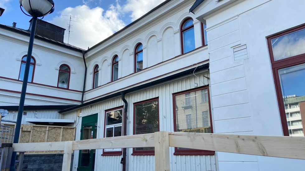 Renoveringen har precis dragit i gång i den 500 kvadratmeter stora lokalen.