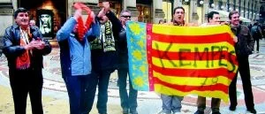 Fler poliser än supportrar