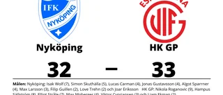 HK GP vann mot Nyköping - trots underläge i halvtid