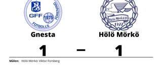 Gnesta fixade kryss hemma mot Hölö Mörkö