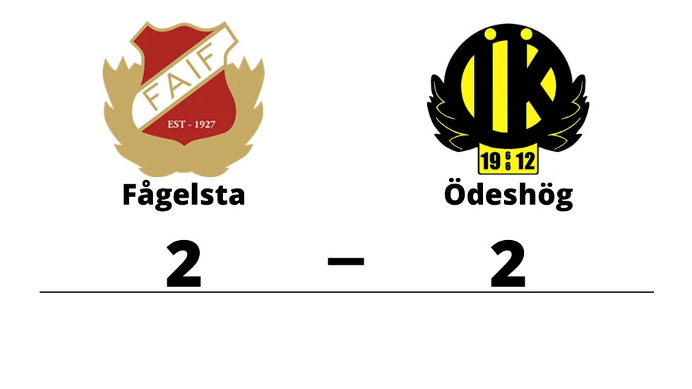 Fågelsta AIF spelade lika mot Ödeshögs IK