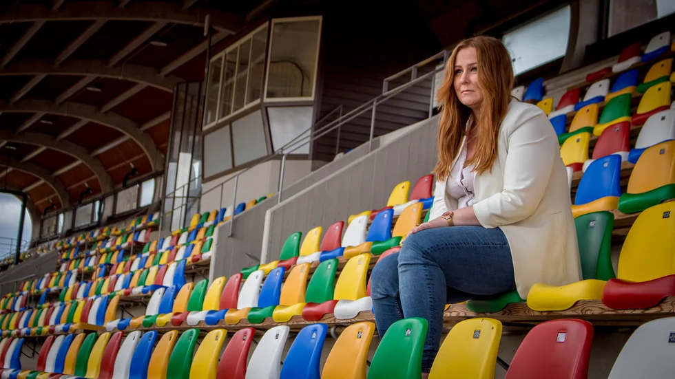 Elin Elander, ny sportredaktör på Katrineholms-Kuriren.