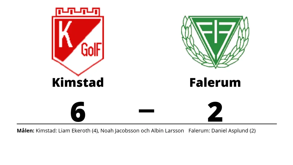 Kimstad GoIF vann mot Falerums IF
