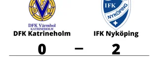 IFK Nyköping vann klart mot DFK Katrineholm på Backavallen A