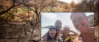 Gotländska Helga lever i den tryckande hettan på Sardinien