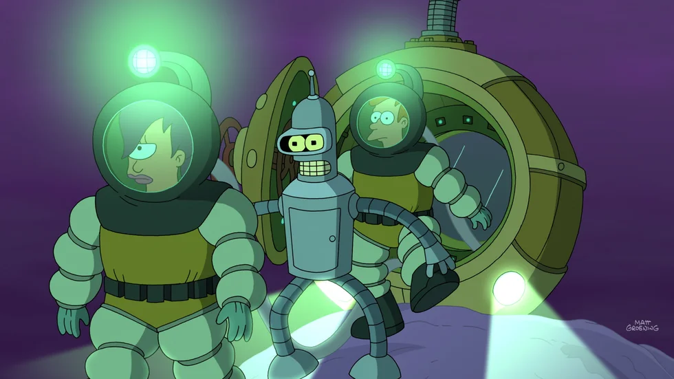 "Futurama" är tillbaka i framtiden, ännu en gång. Pressbild.
