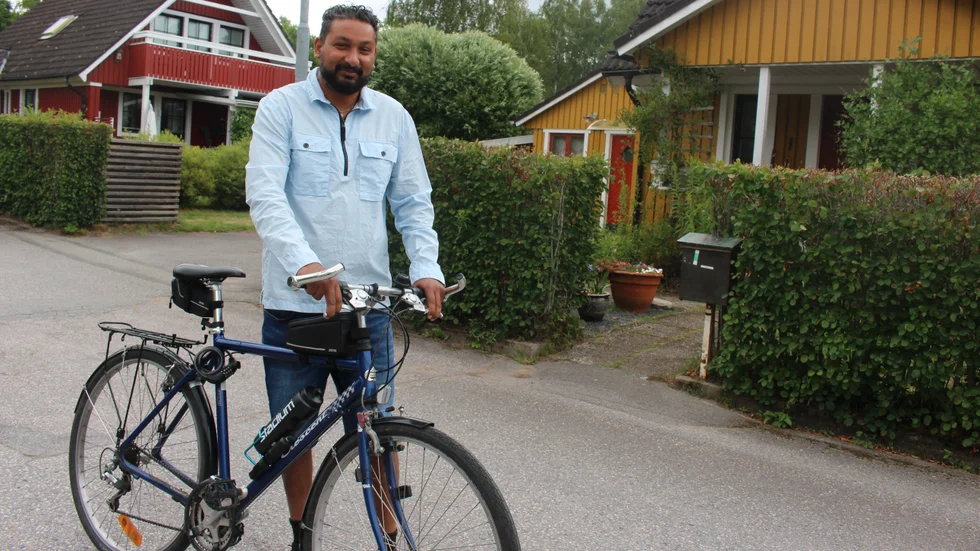 Martin Ståhlgren besöker föräldrahemmet i Järnforsen med jämna mellanrum.