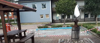 Det händer med bassängen nere vid torget i Storebro