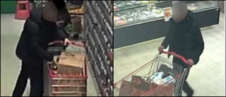 Domen efter att kunden fyllde kundvagnen med kött