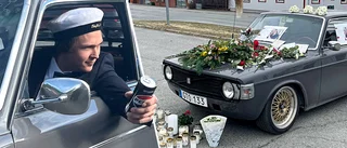 Vännerna slöt upp för Manfred – hedrades med cruising