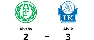 Alvik för tuffa för Älvsby – förlust med 2-3