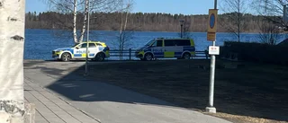 Larm om drunkning var "surfare" på gummibåt