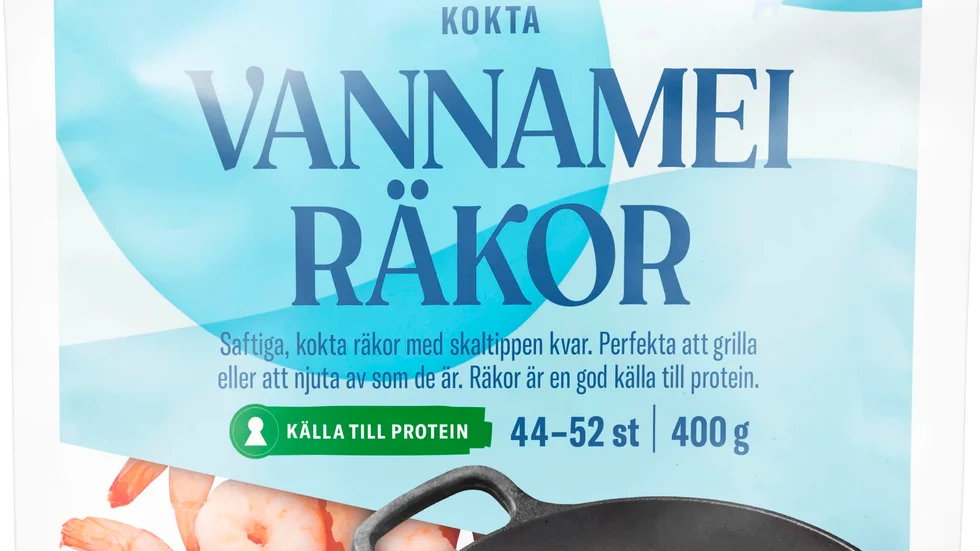 Ica återkallar frysta räkor.