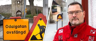 Flera vägarbeten samtidigt – räddningstjänstens väg blockeras