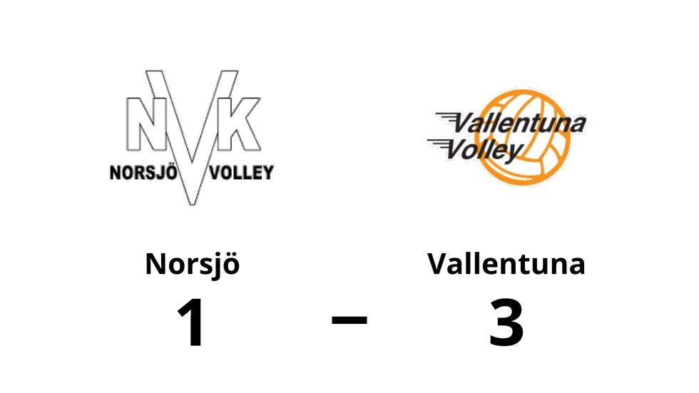 Norsjö VBK förlorade mot Vallentuna