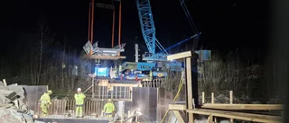 Här byts bron över stambanan ut: "Stötte på patrull"