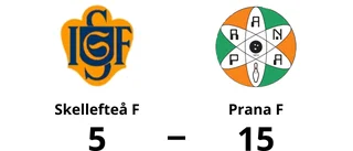 Storseger för Prana F mot Skellefteå F