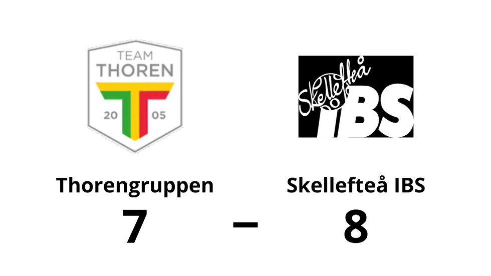 Thorengruppen IBK förlorade mot Skellefteå IBS