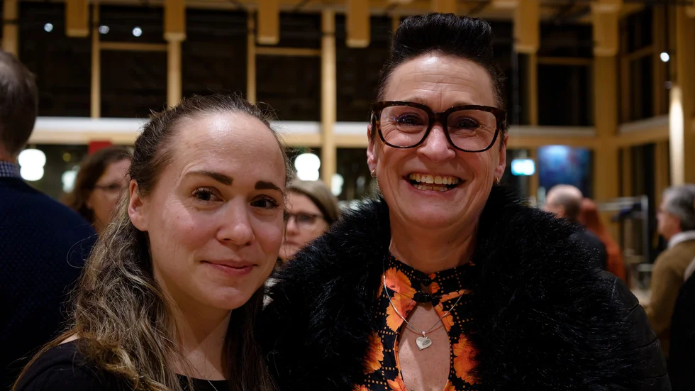 Vimmel från när Orup spelade på Sara kulturhus i Skellefteå, 26 februari 2025