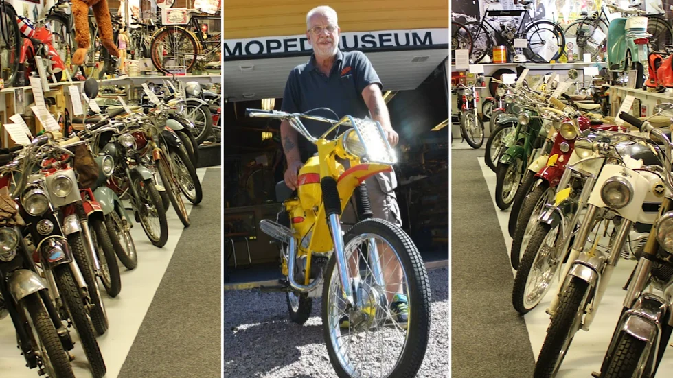 Bo Ellergren har tvingats ta beslutet att lägga ner Hjorteds Mopedmuseum.